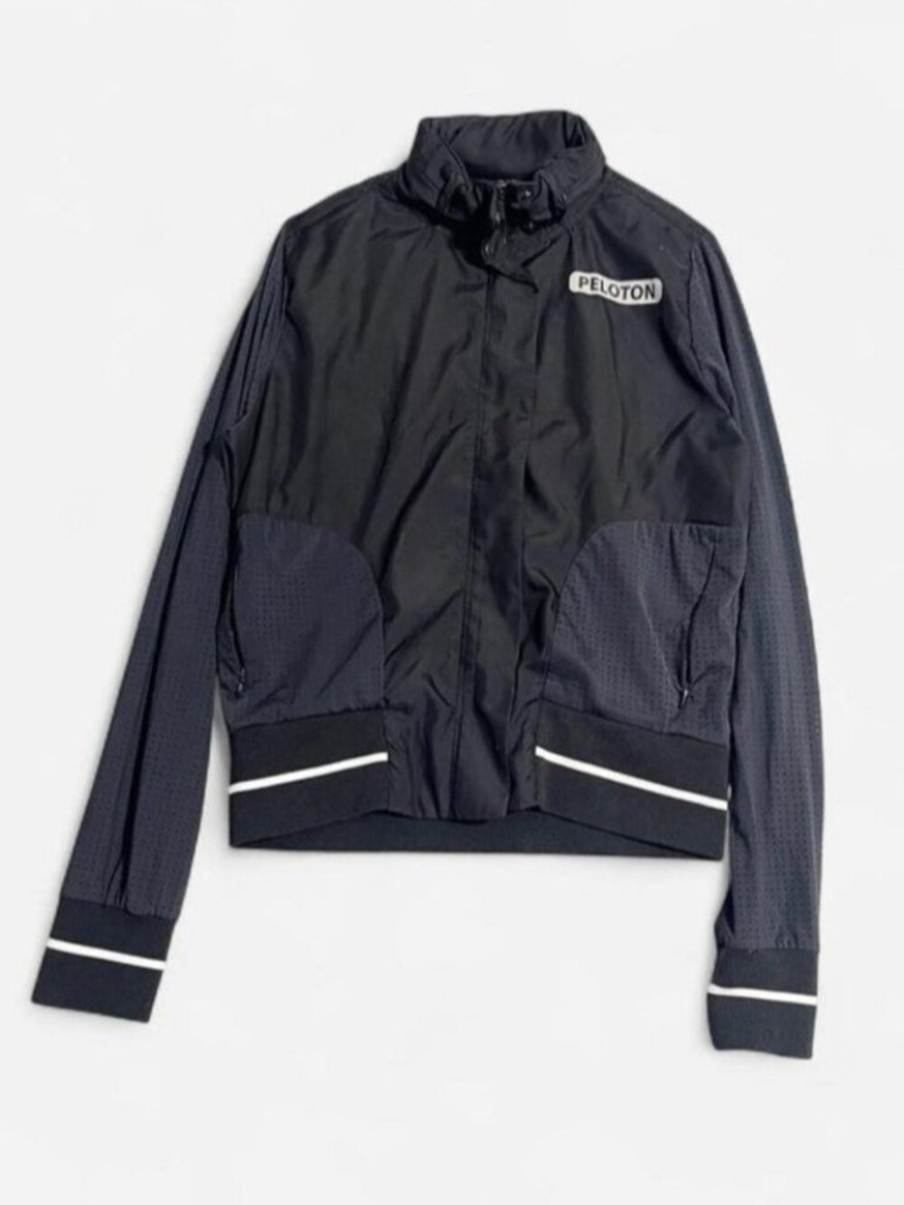 Peloton black windbreaker jacket Size S